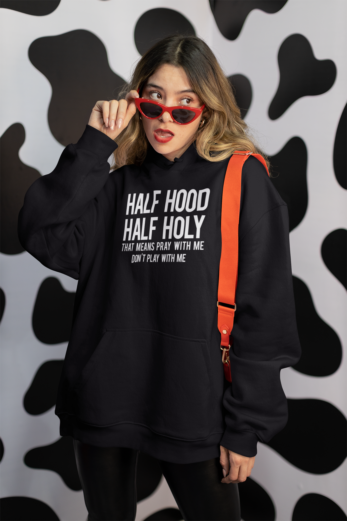 Half Hood Half Holy Hoodie